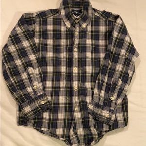 Ralph Lauren Boys Plaid Button Up Size 4